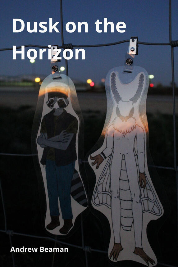 The book cover for my book, Dusk on the Horizon